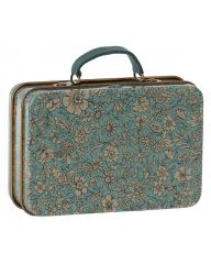 Maileg Metal Suitcase - Blossom-Blue